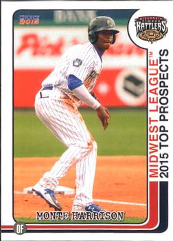 2015 Choice Midwest League Top Prospects #32 Monte Harrison Front