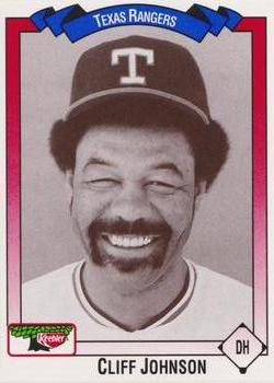 1993 Keebler Texas Rangers #206 Cliff Johnson Front