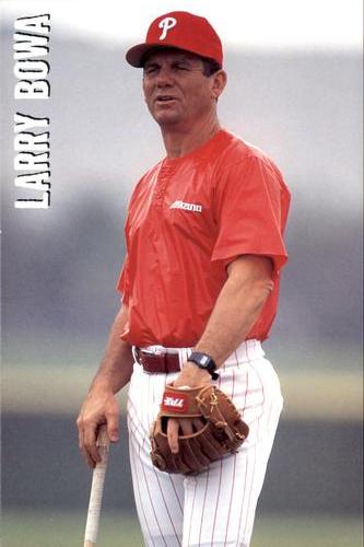 1996 Philadelphia Phillies Photocards #NNO Larry Bowa Front