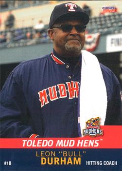 2015 Choice Toledo Mud Hens #26 Leon Durham Front