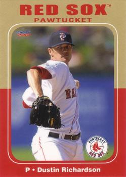 2010 Choice Pawtucket Red Sox #24 Dustin Richardson Front
