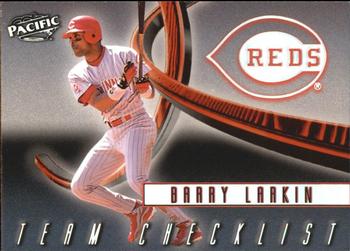 1999 Pacific - Team Checklists #18 Barry Larkin  Front