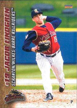 2015 Choice Scranton/Wilkes-Barre RailRiders #10 Jacob Lindgren Front