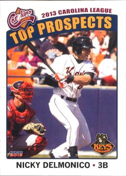 2013 Choice Carolina League Top Prospects #15 Nicky Delmonico Front