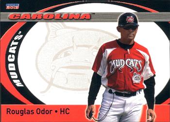 2013 Choice Carolina Mudcats #27 Rouglas Odor Front