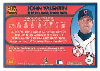 1999 Pacific Crown Collection - Red #50 John Valentin  Back