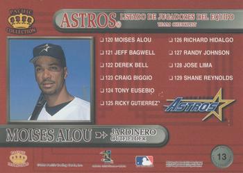1999 Pacific Crown Collection - Team Checklists #13 Moises Alou  Back