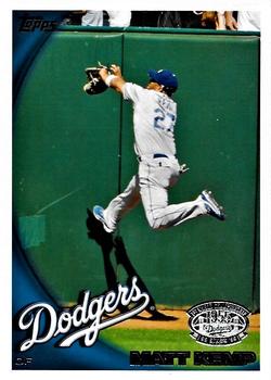 2010 Topps Los Angeles Dodgers #LAD7 Matt Kemp Front