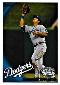 2010 Topps Los Angeles Dodgers #LAD8 Andre Ethier Front