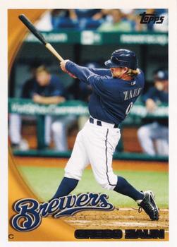 2010 Topps Milwaukee Brewers #MIL3 Gregg Zaun Front