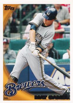 2010 Topps Milwaukee Brewers #MIL6 Mat Gamel Front