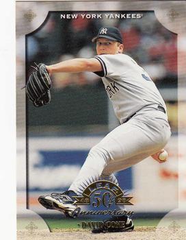 1998 Leaf #26 David Cone Front