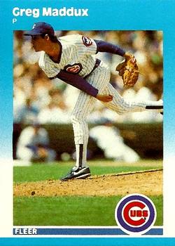 1987 Fleer Update #U-68 Greg Maddux Front