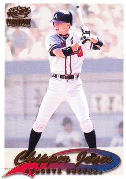 1999 Pacific Paramount - Gold #24 Chipper Jones Front