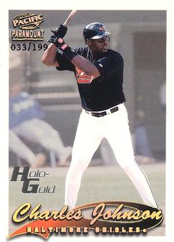 1999 Pacific Paramount - Holo-Gold #34 Charles Johnson  Front
