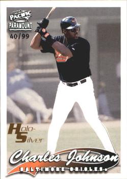 1999 Pacific Paramount - Holo-Silver #34 Charles Johnson  Front