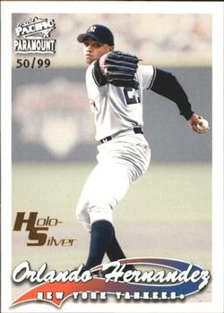 1999 Pacific Paramount - Holo-Silver #160 Orlando Hernandez  Front