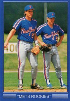 1988 Blue & White Series 1 (unlicensed) #12 Mets Rookies (Kevin Elster / Gregg Jefferies) Front