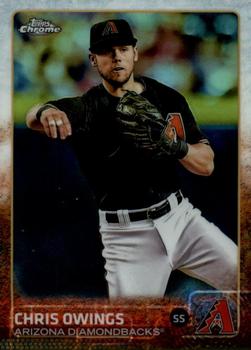 2015 Topps Chrome - Refractor #37 Chris Owings Front