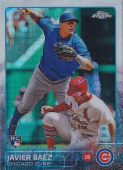 2015 Topps Chrome - Prism Refractor #89 Javier Baez Front