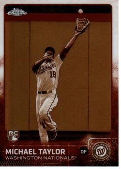 2015 Topps Chrome - Sepia Refractor #43 Michael Taylor Front