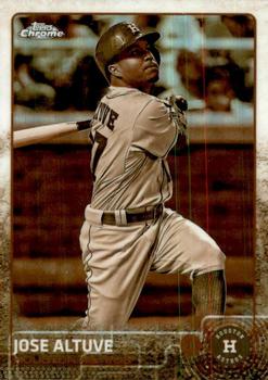 2015 Topps Chrome - Sepia Refractor #151 Jose Altuve Front