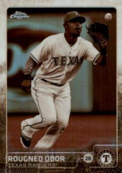 2015 Topps Chrome - Sepia Refractor #165 Rougned Odor Front