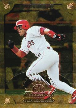 1998 Leaf - Fractal Matrix #52 Ivan Rodriguez Front