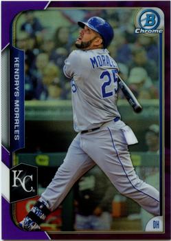 2015 Bowman Chrome - Purple Refractors #88 Kendrys Morales Front