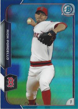 2015 Bowman Chrome - Blue Refractors #91 Rick Porcello Front