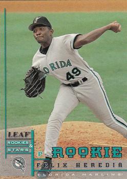 1998 Leaf Rookies & Stars #290 Felix Heredia Front