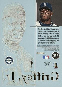 1999 SkyBox Molten Metal - Fusion #33F Ken Griffey Jr. Back