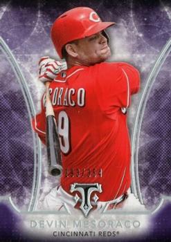 2015 Topps Triple Threads - Amethyst #28 Devin Mesoraco Front