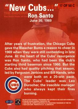 1999 Sports Illustrated Greats of the Game - Cover Collection #17C Ron Santo Back