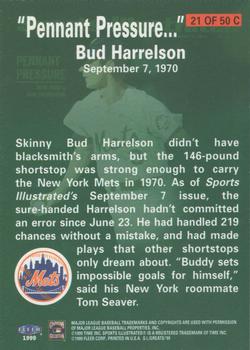 1999 Sports Illustrated Greats of the Game - Cover Collection #21C Bud Harrelson Back