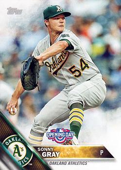 2016 Topps Opening Day #OD-66 Sonny Gray Front