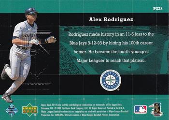 1999 SPx - Premier Stars #PS22 Alex Rodriguez  Back