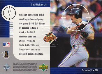 1999 SPx - Star Focus #SF3 Cal Ripken Jr.  Back