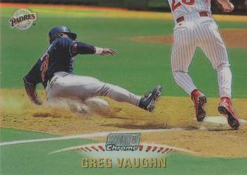 1999 Stadium Club - Chrome Refractors #SCC16 Greg Vaughn  Front