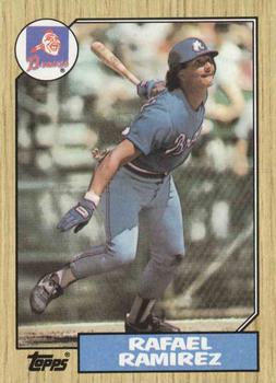 1987 Topps #76 Rafael Ramirez Front