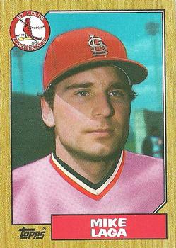 1987 Topps #321 Mike Laga Front