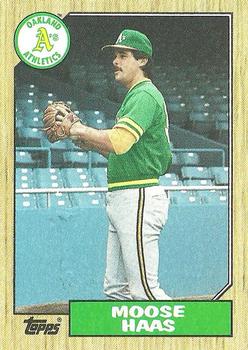 1987 Topps #413 Moose Haas Front