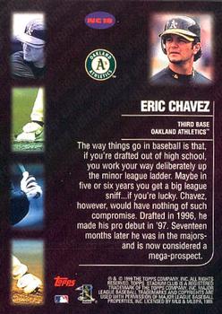 1999 Stadium Club - Never Compromise #NC18 Eric Chavez  Back