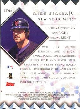 1999 Topps - Lords of the Diamond #LD14 Mike Piazza Back
