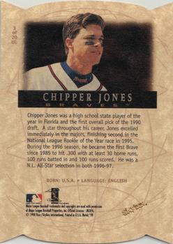 1998 Metal Universe - Universal Language #3 UL Chipper Jones Back