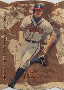 1998 Metal Universe - Universal Language #3 UL Chipper Jones Front