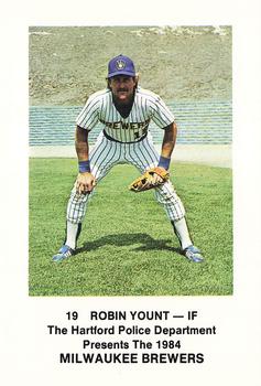 1984 Milwaukee Brewers Police - Hartford Police Department #NNO Robin Yount Front