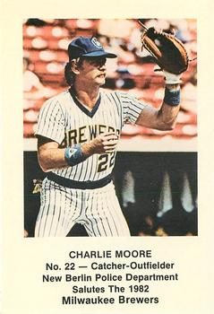 1982 Milwaukee Brewers Police - New Berlin Police Department #NNO Charlie Moore Front