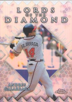 1999 Topps Chrome - Lords of the Diamond Refractors #LD13 Andres Galarraga  Front