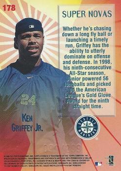 1999 Topps Stars - Foil #178 Ken Griffey Jr. Back